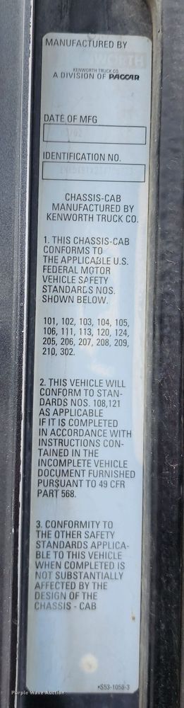 image for item DM4895 2003 Kenworth T800  dump truck