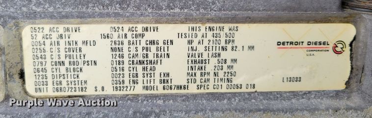 image for item DM8138 2003 Western Star 4900EX  semi truck
