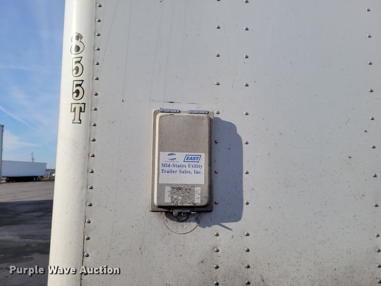 image for item DM8140 2001 Utility Trailer V52DC  dry van trailer