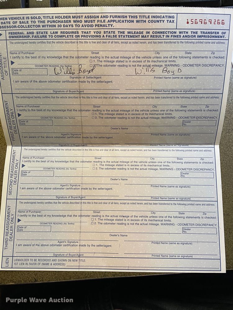 image for item DN4508 1996 Peterbilt 379  semi truck