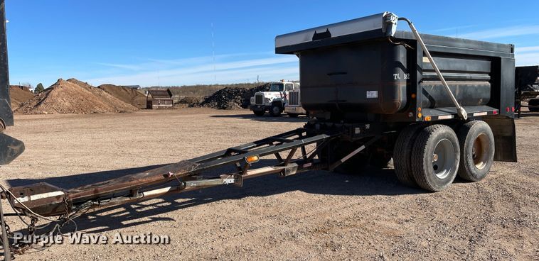 image for item DN4516 1994 Clement 2ATT1210S  end dump pup trailer