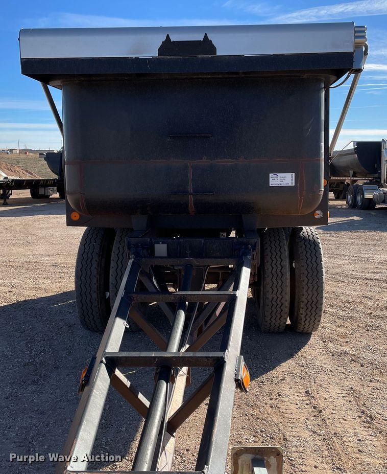 image for item DN4516 1994 Clement 2ATT1210S  end dump pup trailer