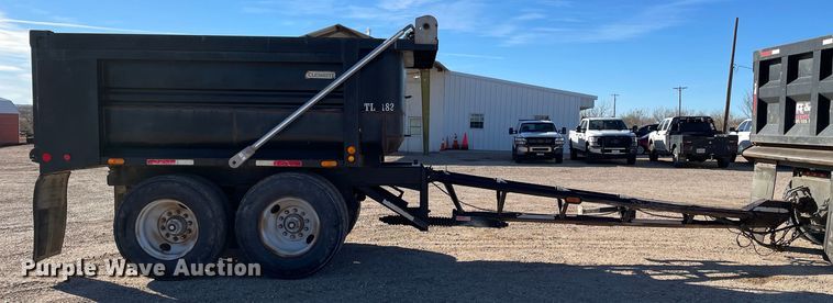 image for item DN4516 1994 Clement 2ATT1210S  end dump pup trailer