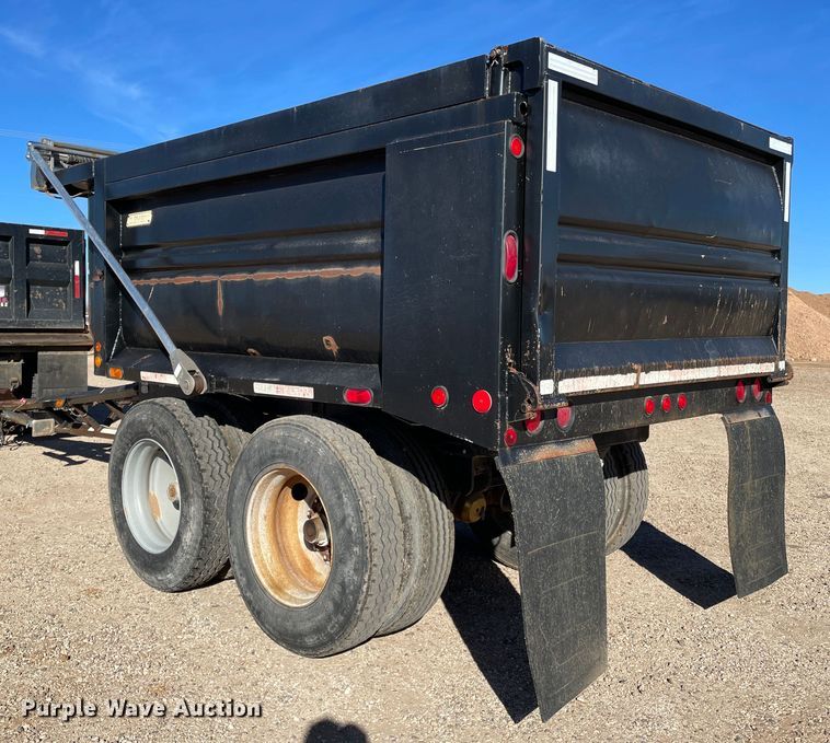 image for item DN4516 1994 Clement 2ATT1210S  end dump pup trailer