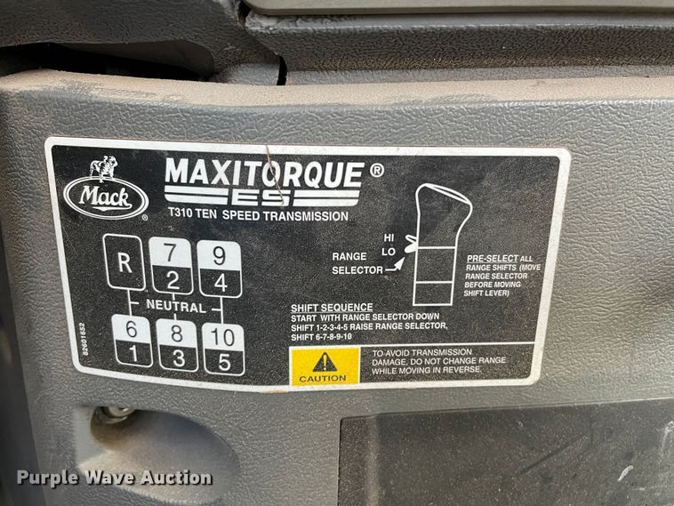 image for item DN4521 2015 Mack CHU613  semi truck