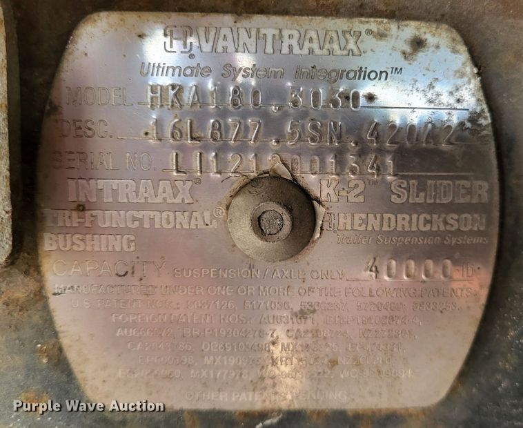 image for item DO3458 2001 Trailmobile  dry van trailer