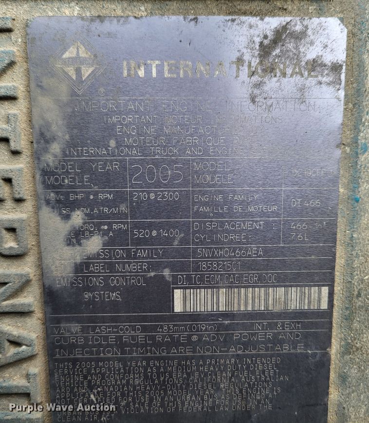 image for item DO3460 2006 International 4300  box truck