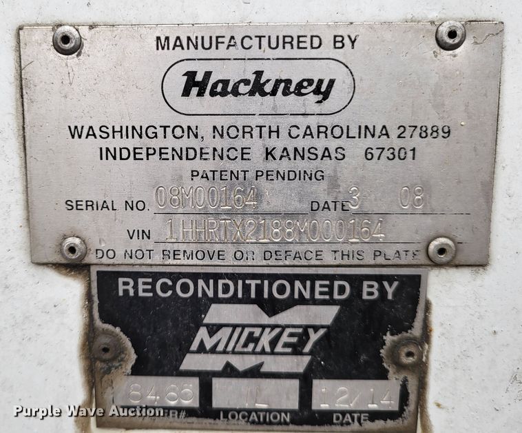 image for item DO3511 2008 Hackney delivery trailer