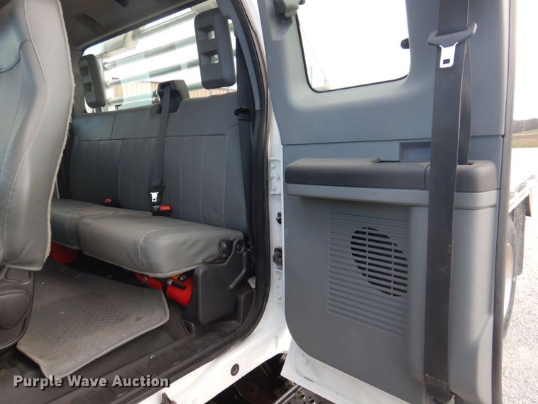 image for item DP0415 2015 Ford F750 Super Duty XLT  SuperCab flatbed truck