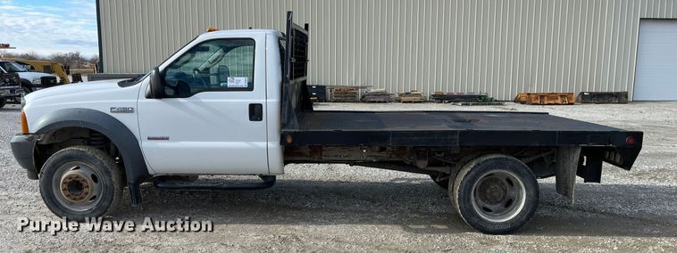 image for item DP0449 2005 Ford F450 Super Duty XL  flatbed truck
