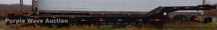 image for item DP8601 2009 Shop built  drop deck equipment trailer