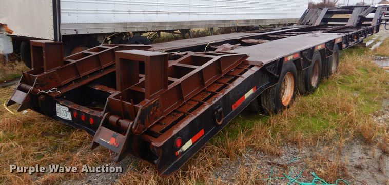 image for item DP8601 2009 Shop built  drop deck equipment trailer