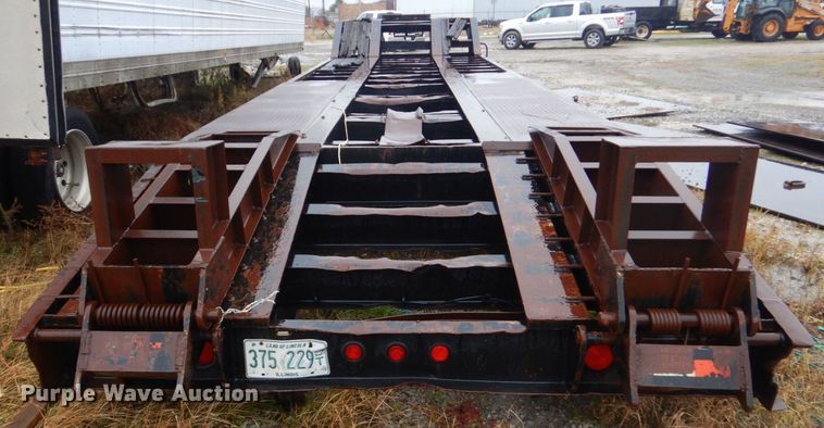 image for item DP8601 2009 Shop built  drop deck equipment trailer