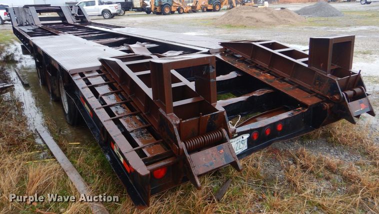 image for item DP8601 2009 Shop built  drop deck equipment trailer