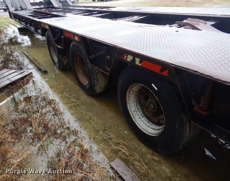 image for item DP8601 2009 Shop built  drop deck equipment trailer