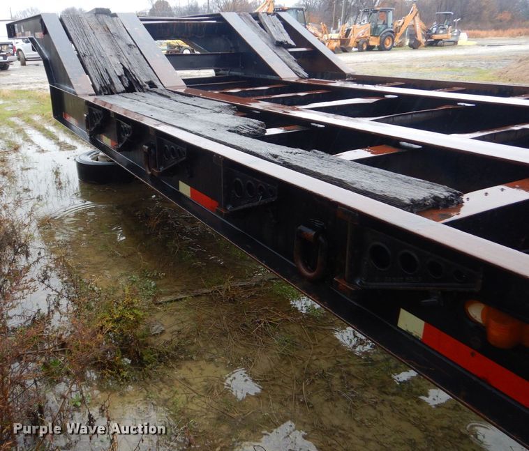 image for item DP8601 2009 Shop built  drop deck equipment trailer