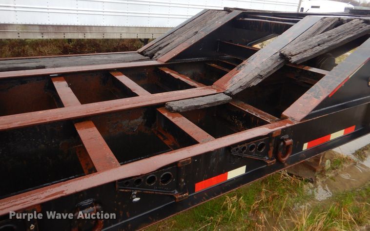 image for item DP8601 2009 Shop built  drop deck equipment trailer