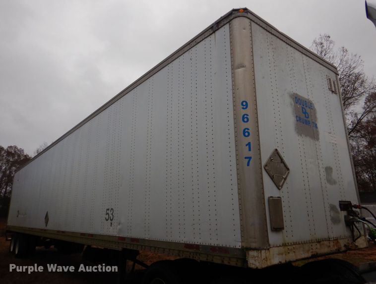 image for item DP8606 1996 Wabash 1923CW  dry van trailer