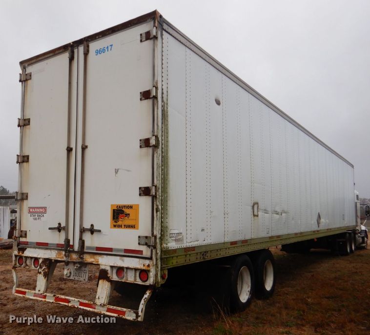 image for item DP8606 1996 Wabash 1923CW  dry van trailer