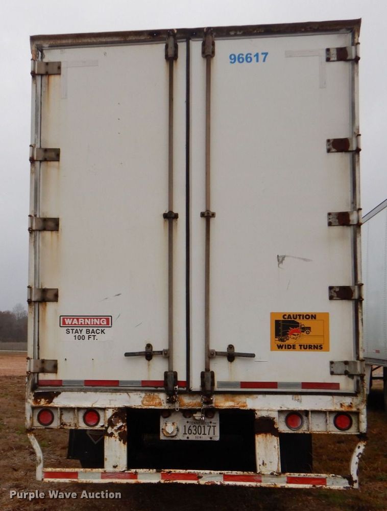 image for item DP8606 1996 Wabash 1923CW  dry van trailer