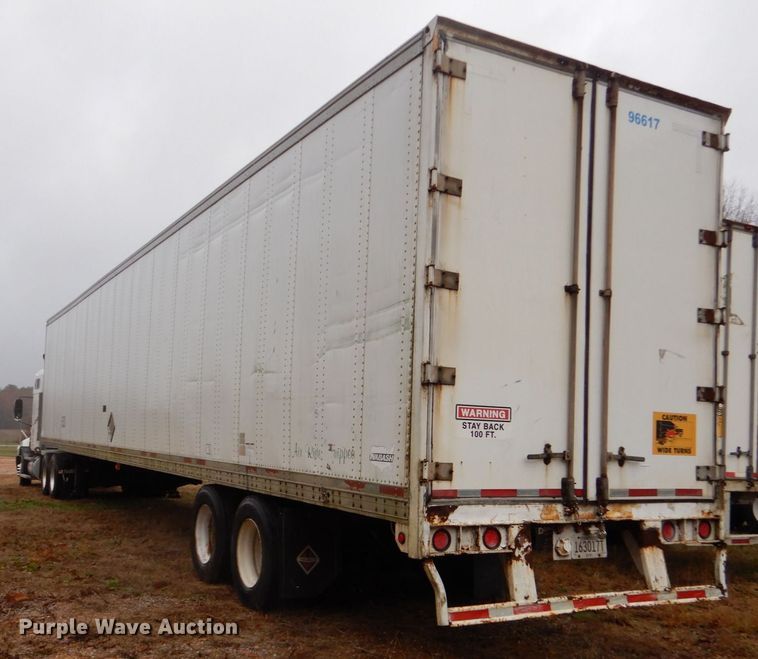 image for item DP8606 1996 Wabash 1923CW  dry van trailer