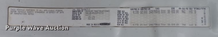 image for item DQ2978 2014 Freightliner Cascadia Evolution  semi truck