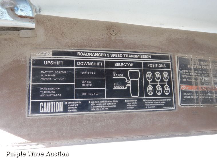 image for item DS1530 1996 Ford LN8000  refuse truck