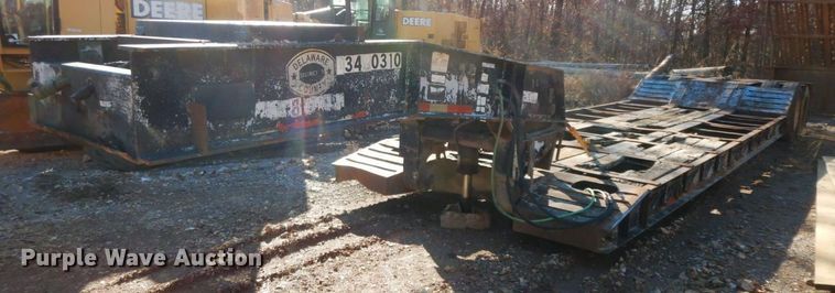 image for item HG9299 2001 Witzco RG-35  lowboy equipment trailer