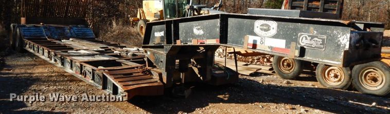 image for item HG9299 2001 Witzco RG-35  lowboy equipment trailer