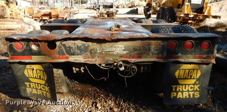 image for item HG9299 2001 Witzco RG-35  lowboy equipment trailer