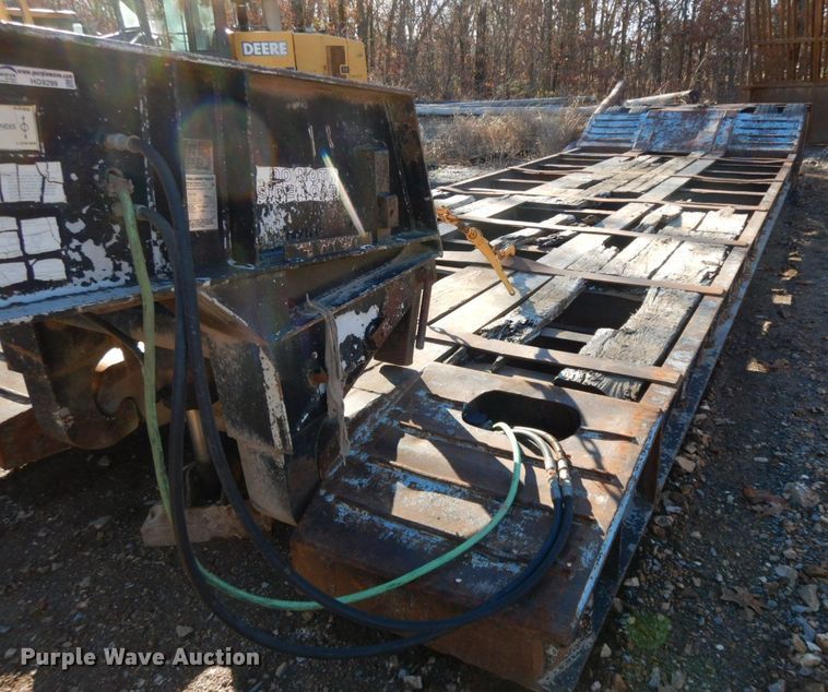 image for item HG9299 2001 Witzco RG-35  lowboy equipment trailer