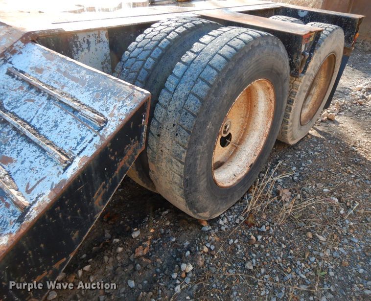 image for item HG9299 2001 Witzco RG-35  lowboy equipment trailer