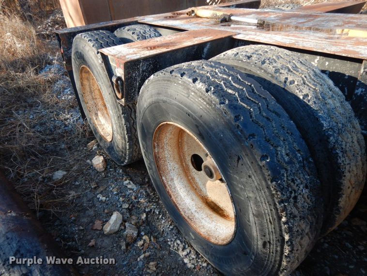 image for item HG9299 2001 Witzco RG-35  lowboy equipment trailer