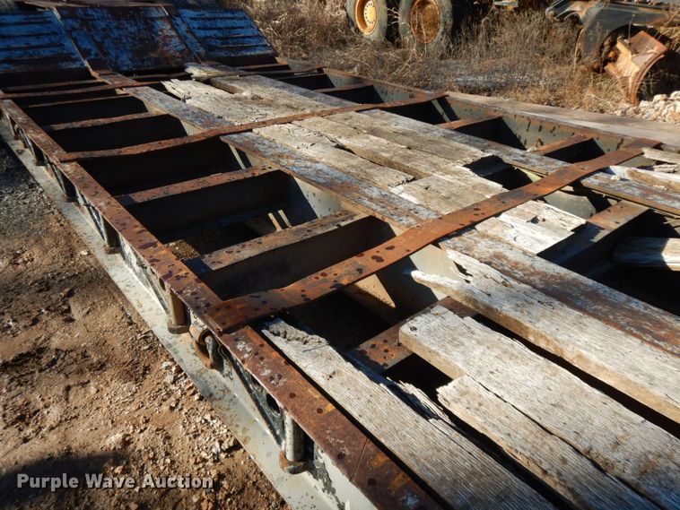 image for item HG9299 2001 Witzco RG-35  lowboy equipment trailer