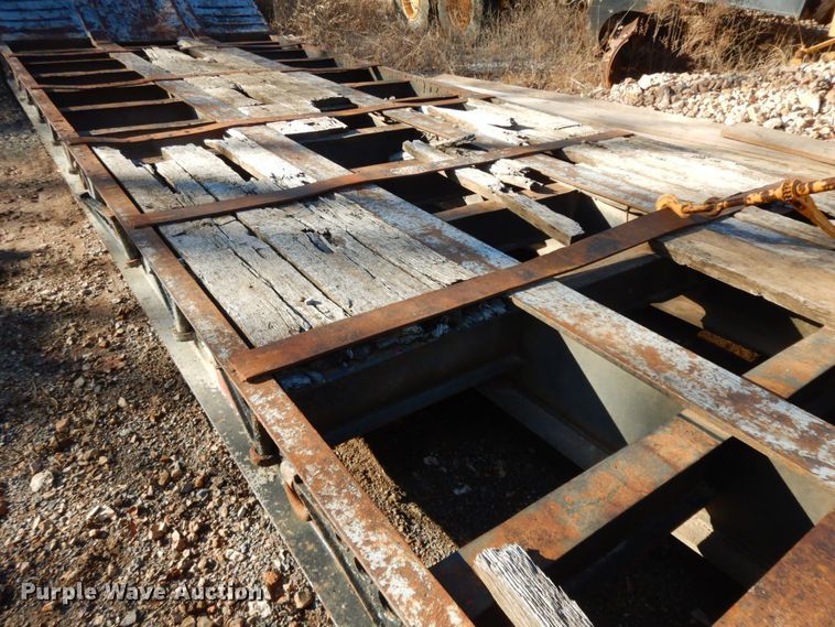 image for item HG9299 2001 Witzco RG-35  lowboy equipment trailer