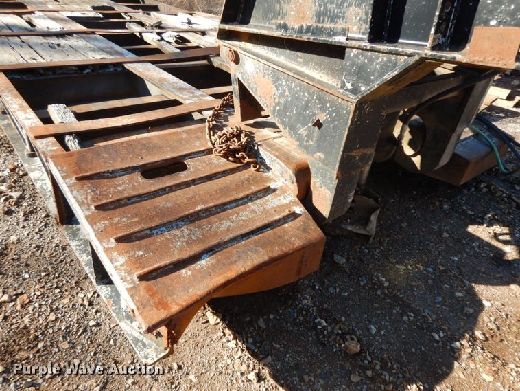 image for item HG9299 2001 Witzco RG-35  lowboy equipment trailer