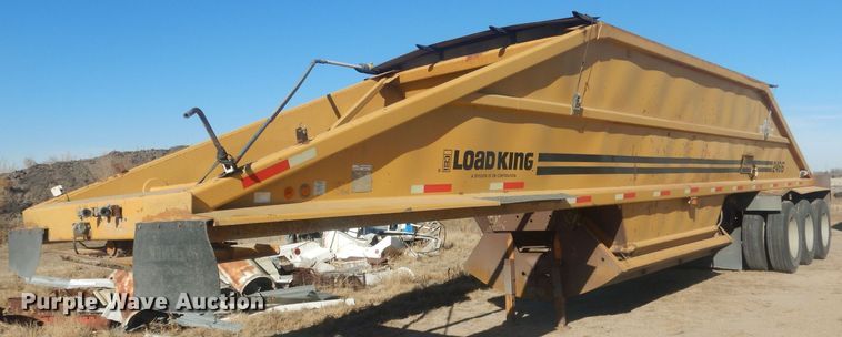 image for item HQ9530 1993 Load King 246-43-3  bottom dump trailer