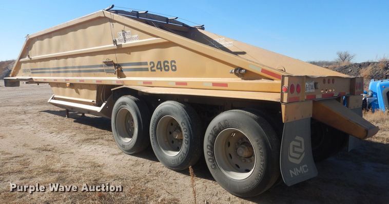 image for item HQ9530 1993 Load King 246-43-3  bottom dump trailer