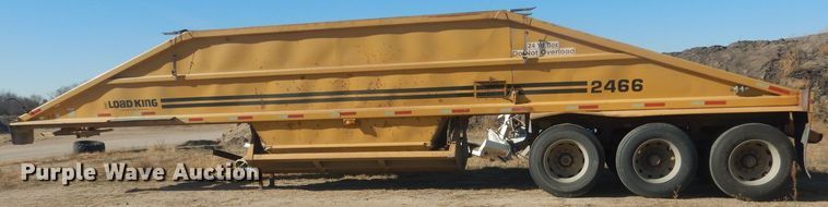 image for item HQ9530 1993 Load King 246-43-3  bottom dump trailer