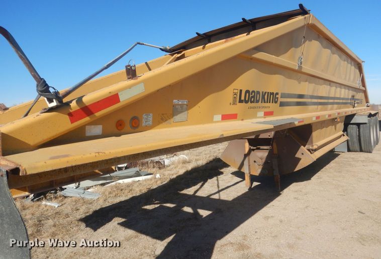 image for item HQ9530 1993 Load King 246-43-3  bottom dump trailer