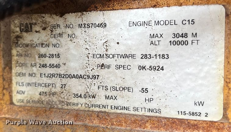 image for item ID9257 2007 Kenworth T800  dump truck