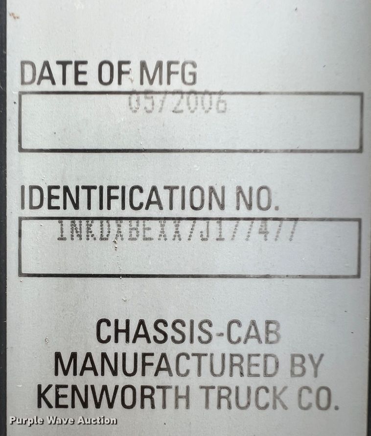 image for item ID9257 2007 Kenworth T800  dump truck