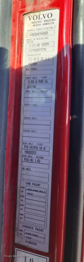 image for item IL9075 2007 Volvo VNL  semi truck