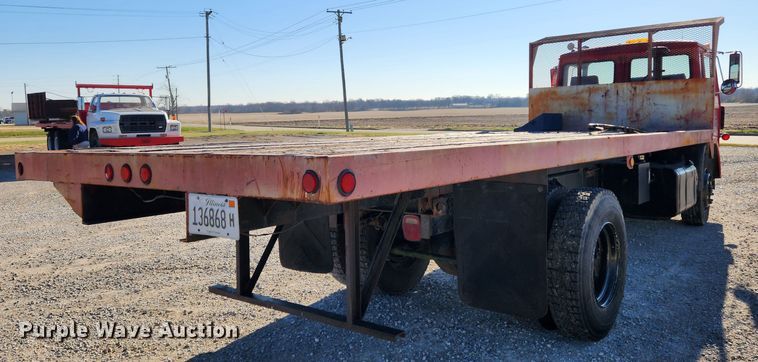 image for item JB9716 1988 Mack MS300P  dump flatbed truck