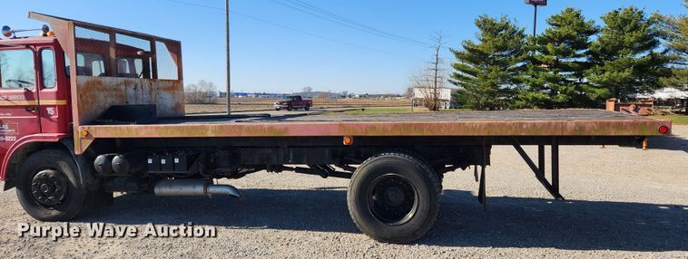 image for item JB9716 1988 Mack MS300P  dump flatbed truck