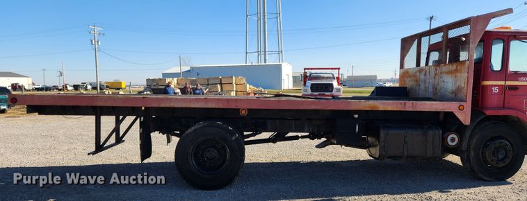 image for item JB9716 1988 Mack MS300P  dump flatbed truck