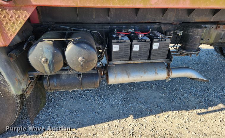 image for item JB9716 1988 Mack MS300P  dump flatbed truck