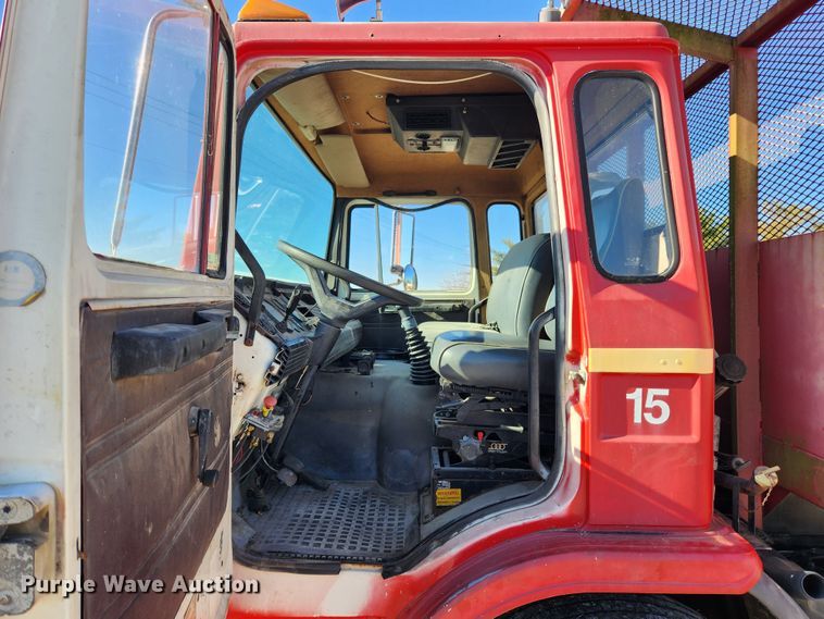 image for item JB9716 1988 Mack MS300P  dump flatbed truck