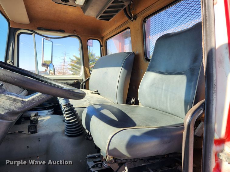 image for item JB9716 1988 Mack MS300P  dump flatbed truck