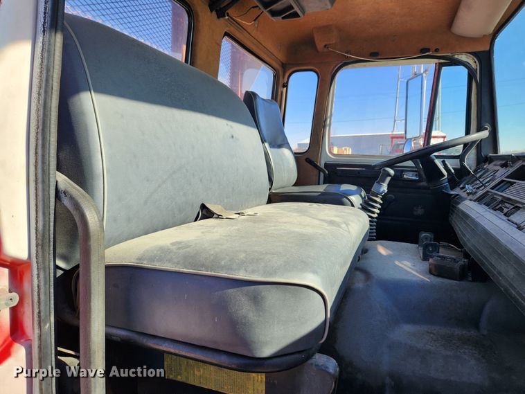 image for item JB9716 1988 Mack MS300P  dump flatbed truck